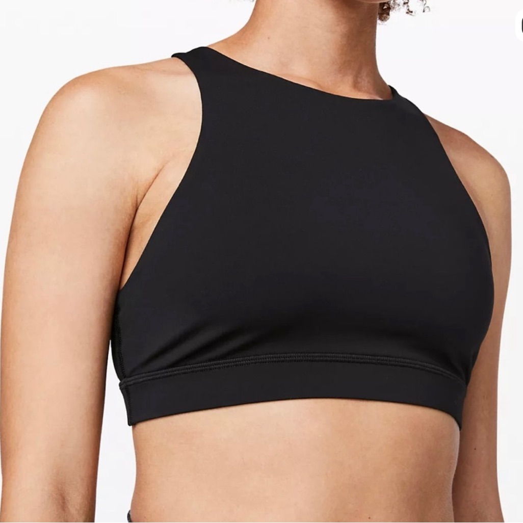 Lululemon Energy Bra High Neck Black Sports Bra